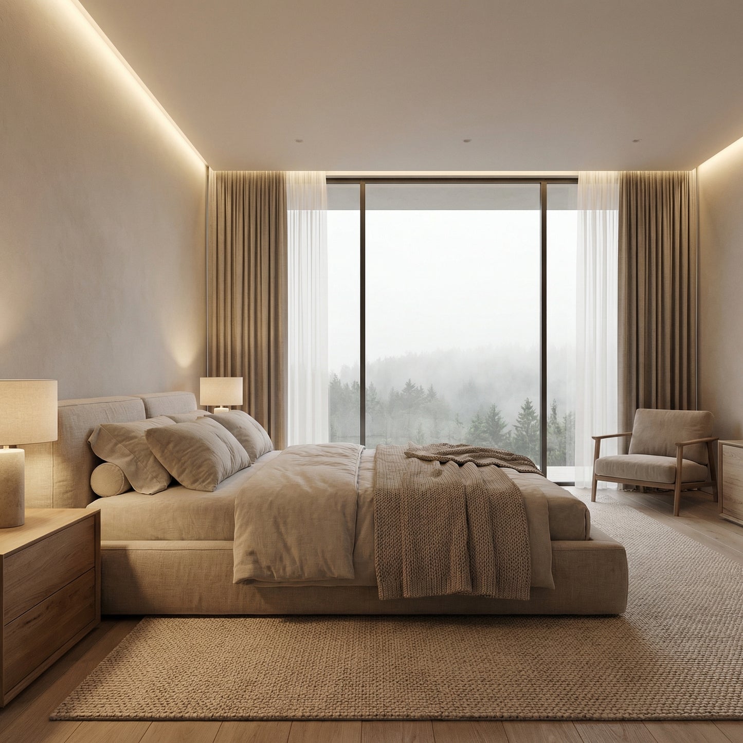 Minimalist Master Bedroom