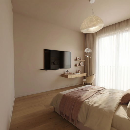 Kids’ Room in Nude & Rose Tones