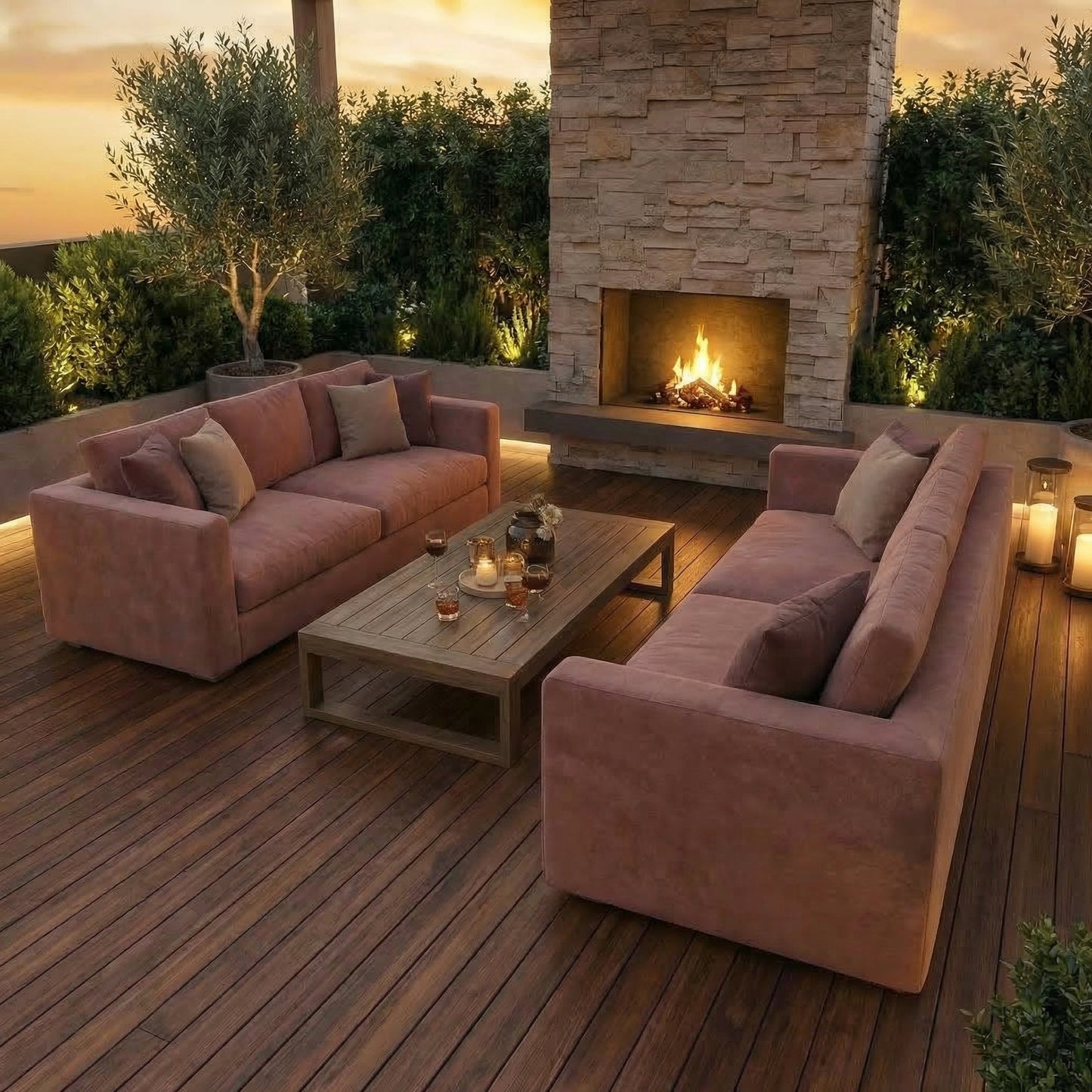 Cozy Outdoor Terrace