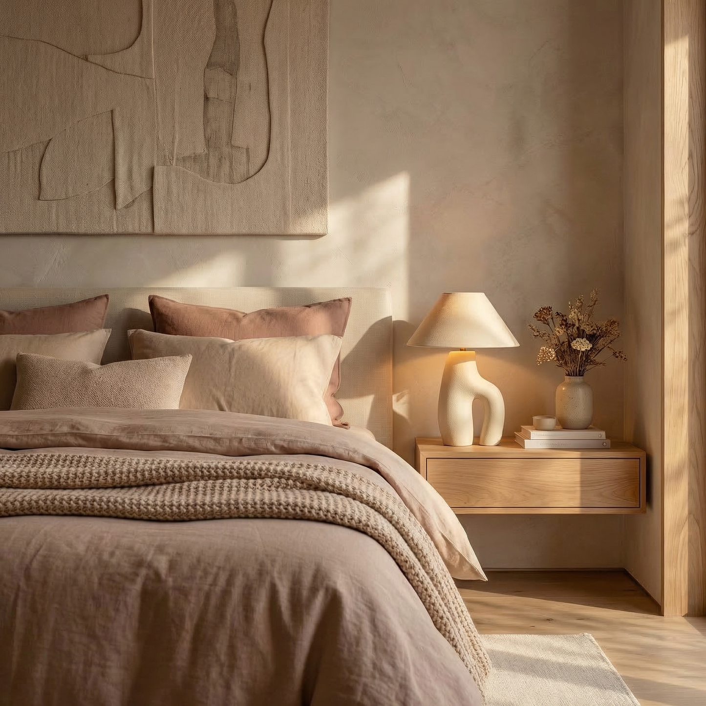 Nude Beige Bedroom