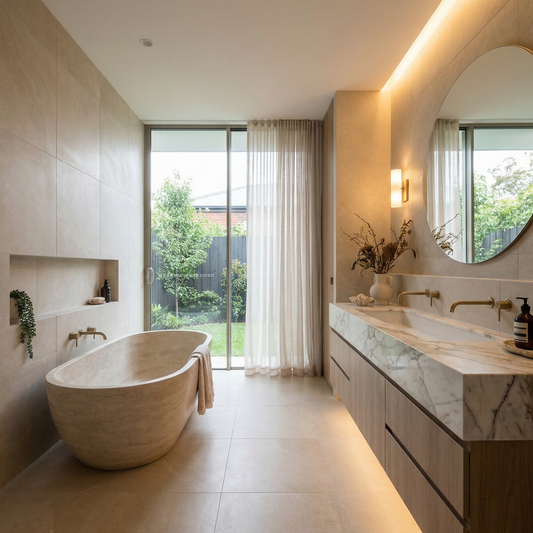 Beige Spa Bathroom