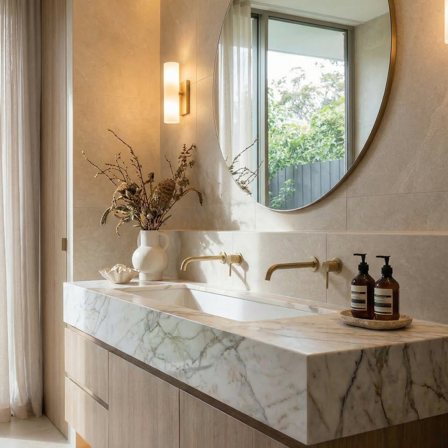 Beige Spa Bathroom