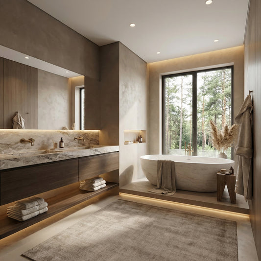 Dark Contemporary Bathroom