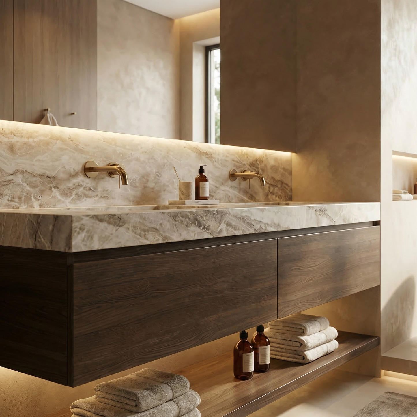 Dark Contemporary Bathroom