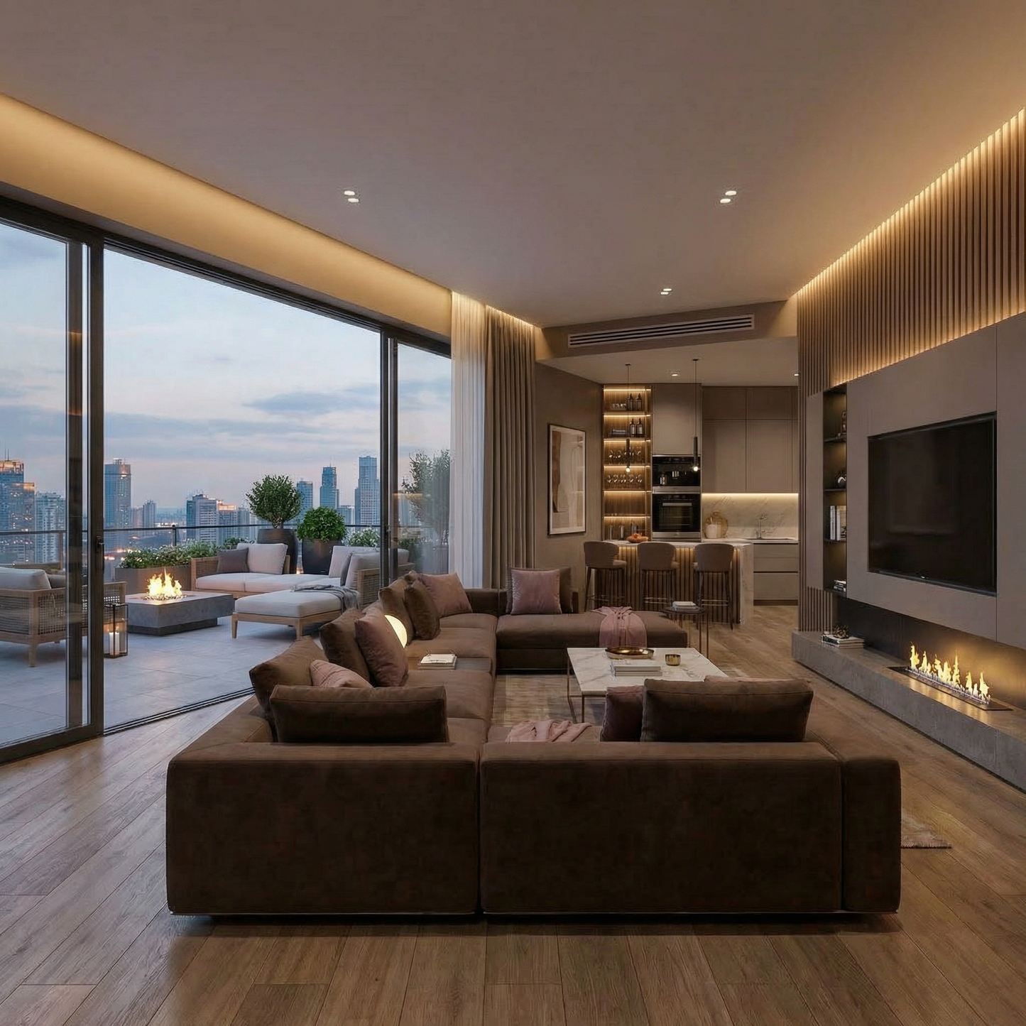 Contemporary Statement Living Room