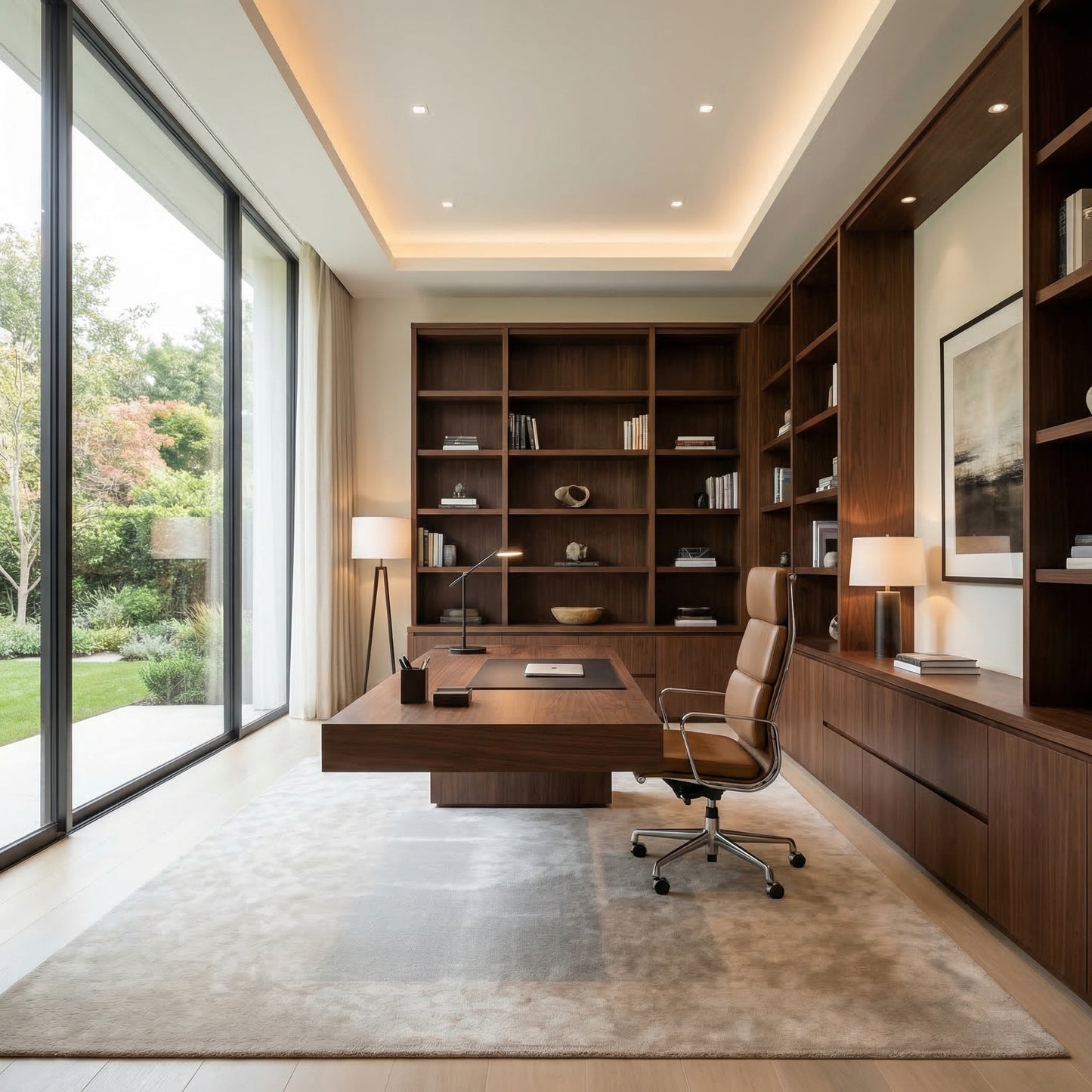 Chocolate Wood Workspace